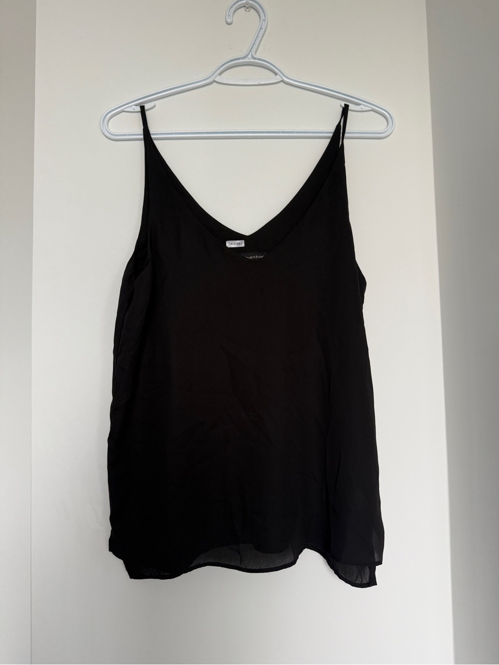 TWO Tops: Black Tank Top & Stripped Cropped Top